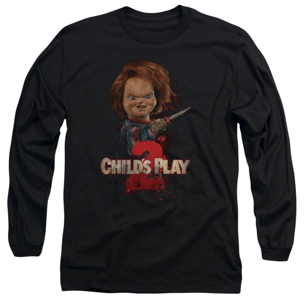 Child's Play 2 Heres Chucky Men's 18/1 Cotton Long-Sleeve T-Shirt