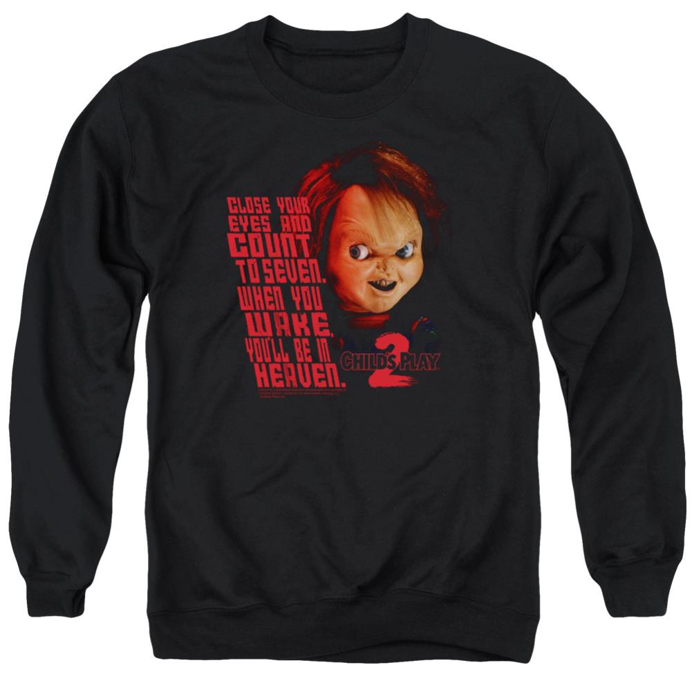 Child's Play 2 In Heaven Men's Crewneck 50 50 Poly Long-Sleeve T-Shirt