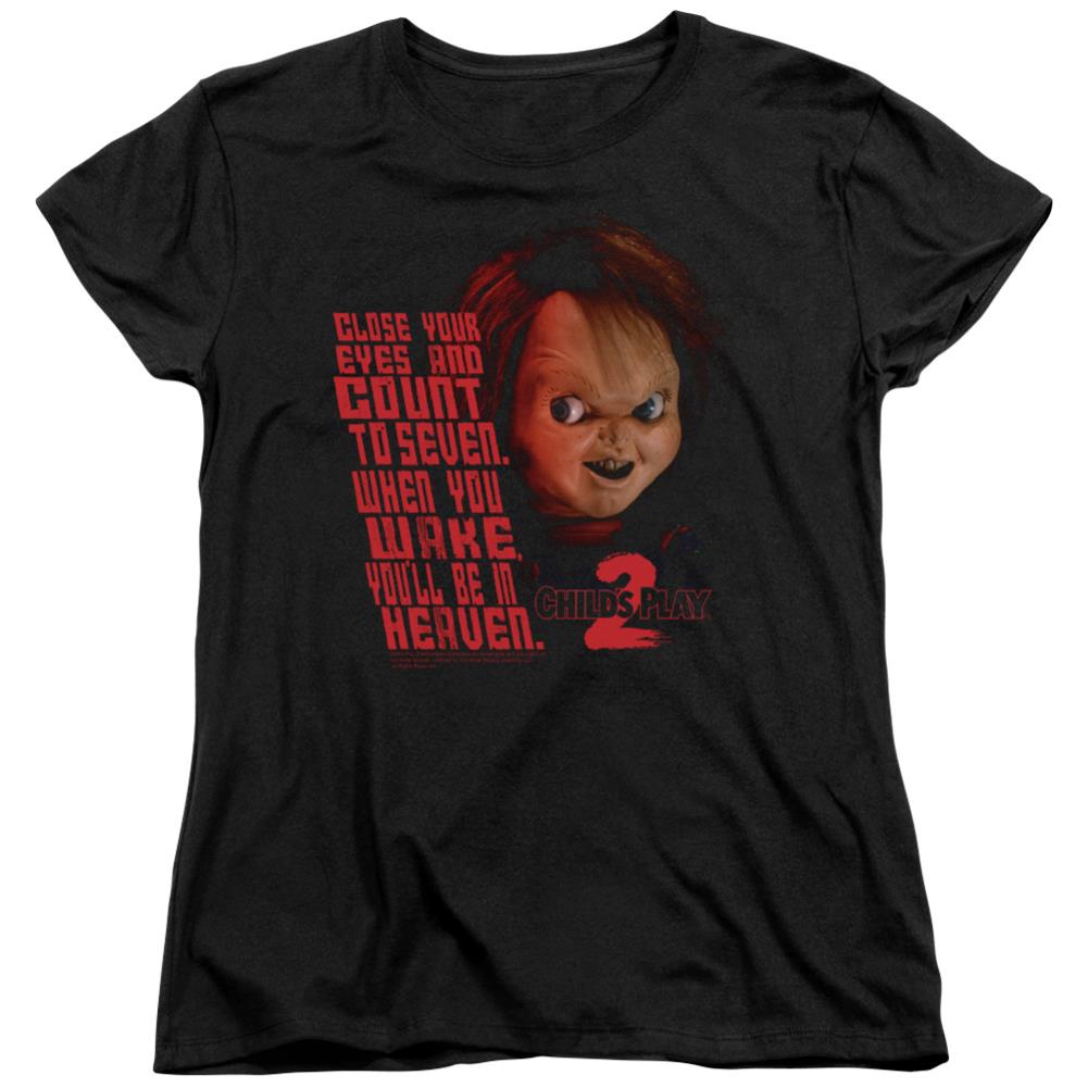 Child's Play 2 In Heaven Women's 18/1 Cotton Short-Sleeve T-Shirt