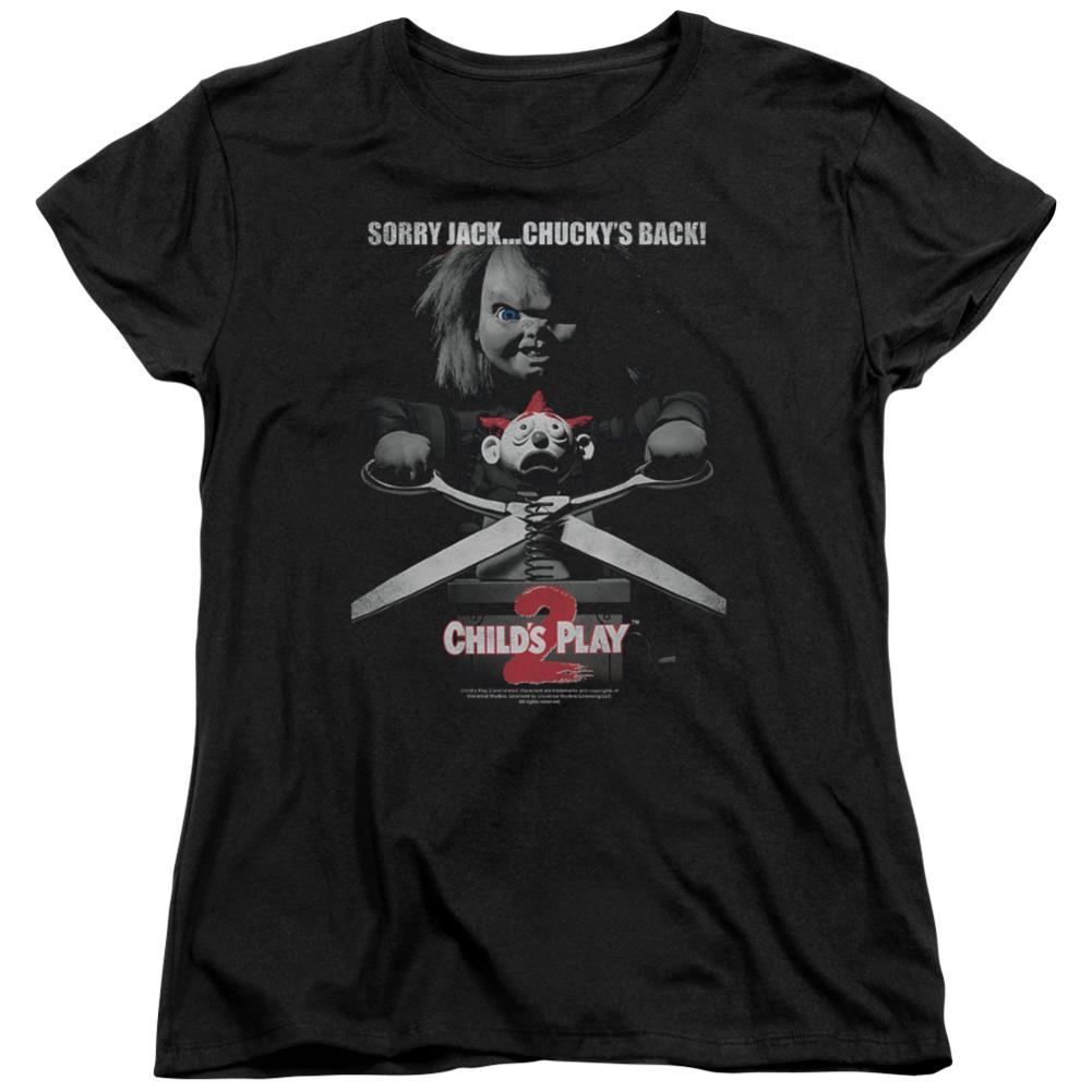 Child's Play 2 Jack Poster Women's 18/1 Cotton Short-Sleeve T-Shirt