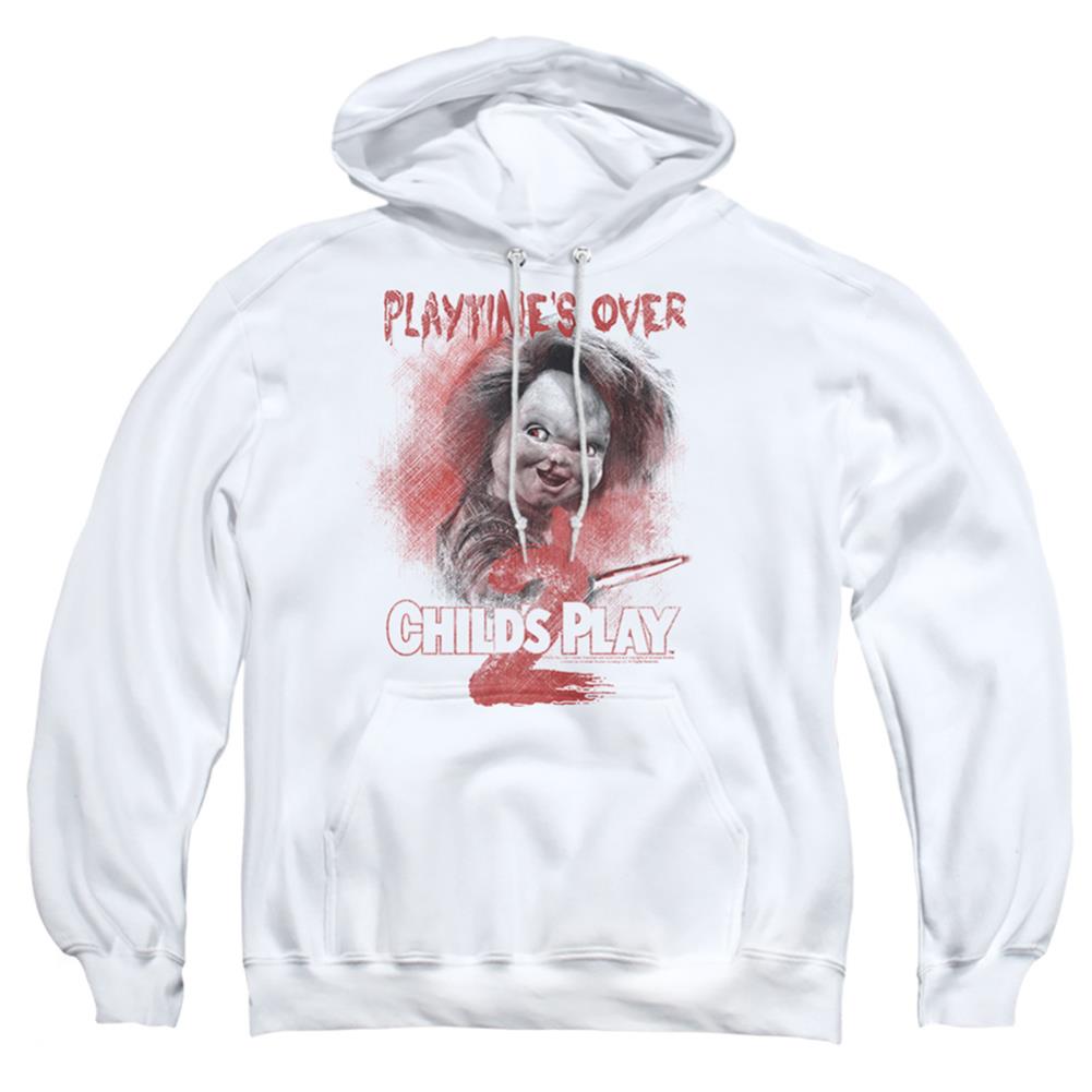 Child's Play 2 Playtimes Over Men's Pull-Over 75 25 Poly Hoodie