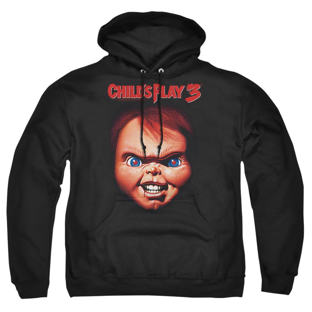 Child's Play 3 Chucky Men's Pull-Over 75 25 Poly Hoodie