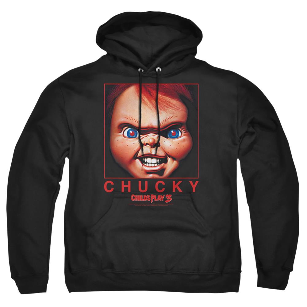 Child's Play Chucky Squared Men's Pull-Over 75 25 Poly Hoodie