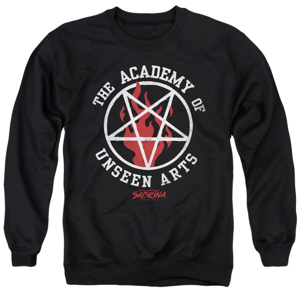 Chilling Adventures Of Sabrina Academy Of Unseen Arts Men's Crewneck 50 50 Poly Long-Sleeve T-Shirt