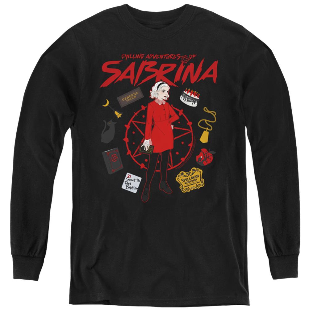 Chilling Adventures Of Sabrina Circle Youth Long-Sleeve T-Shirt
