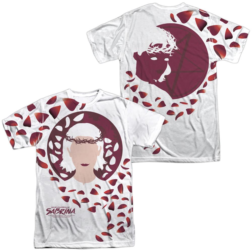 Chilling Adventures Of Sabrina Crown Of Thorns (Front/Back Print) Men's Regular Fit Polyester Short-Sleeve T-Shirt