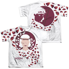 Chilling Adventures Of Sabrina Crown Of Thorns (Front/Back Print) Youth Regular Fit Poly Short-Sleeve T-Shirt
