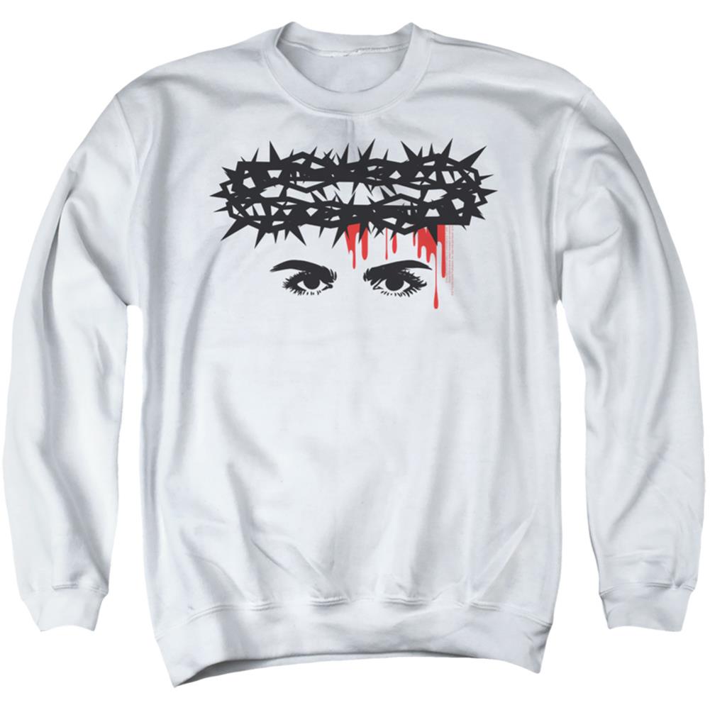 Chilling Adventures Of Sabrina Crown Of Thorns Men's Crewneck 50 50 Poly Long-Sleeve T-Shirt