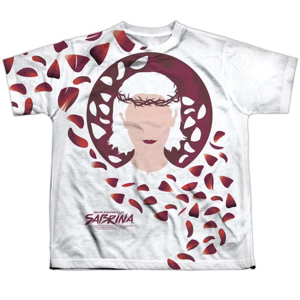 Chilling Adventures Of Sabrina Crown Of Thorns Youth Regular Fit Poly Short-Sleeve T-Shirt