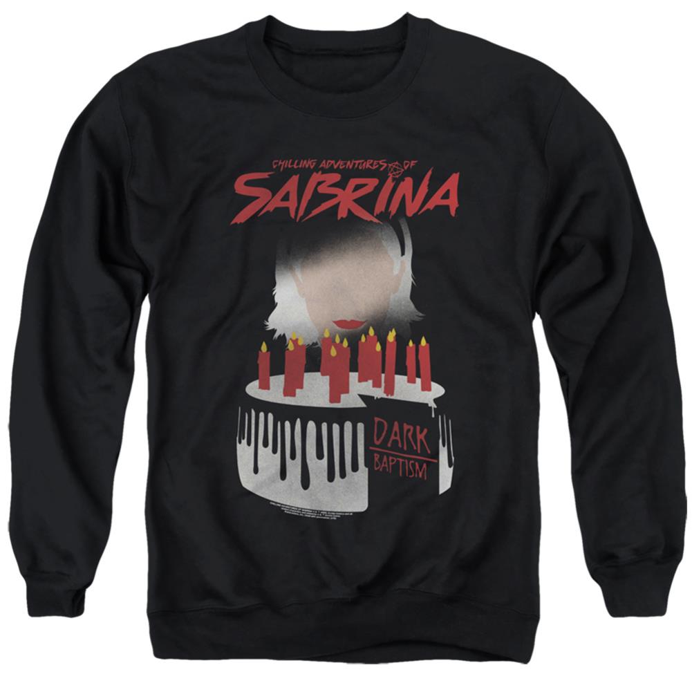Chilling Adventures Of Sabrina Dark Baptism Men's Crewneck 50 50 Poly Long-Sleeve T-Shirt
