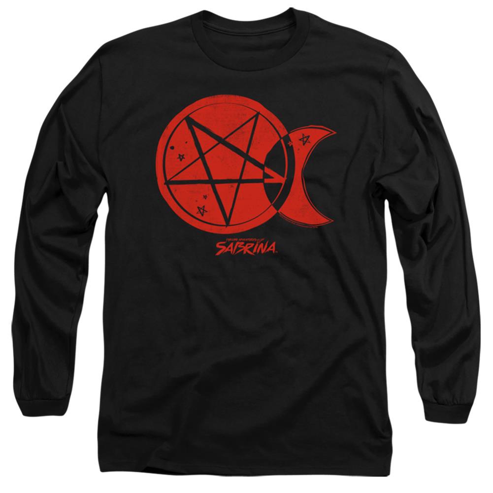 Chilling Adventures Of Sabrina Dark Moon Men's 18/1 Cotton Long-Sleeve T-Shirt