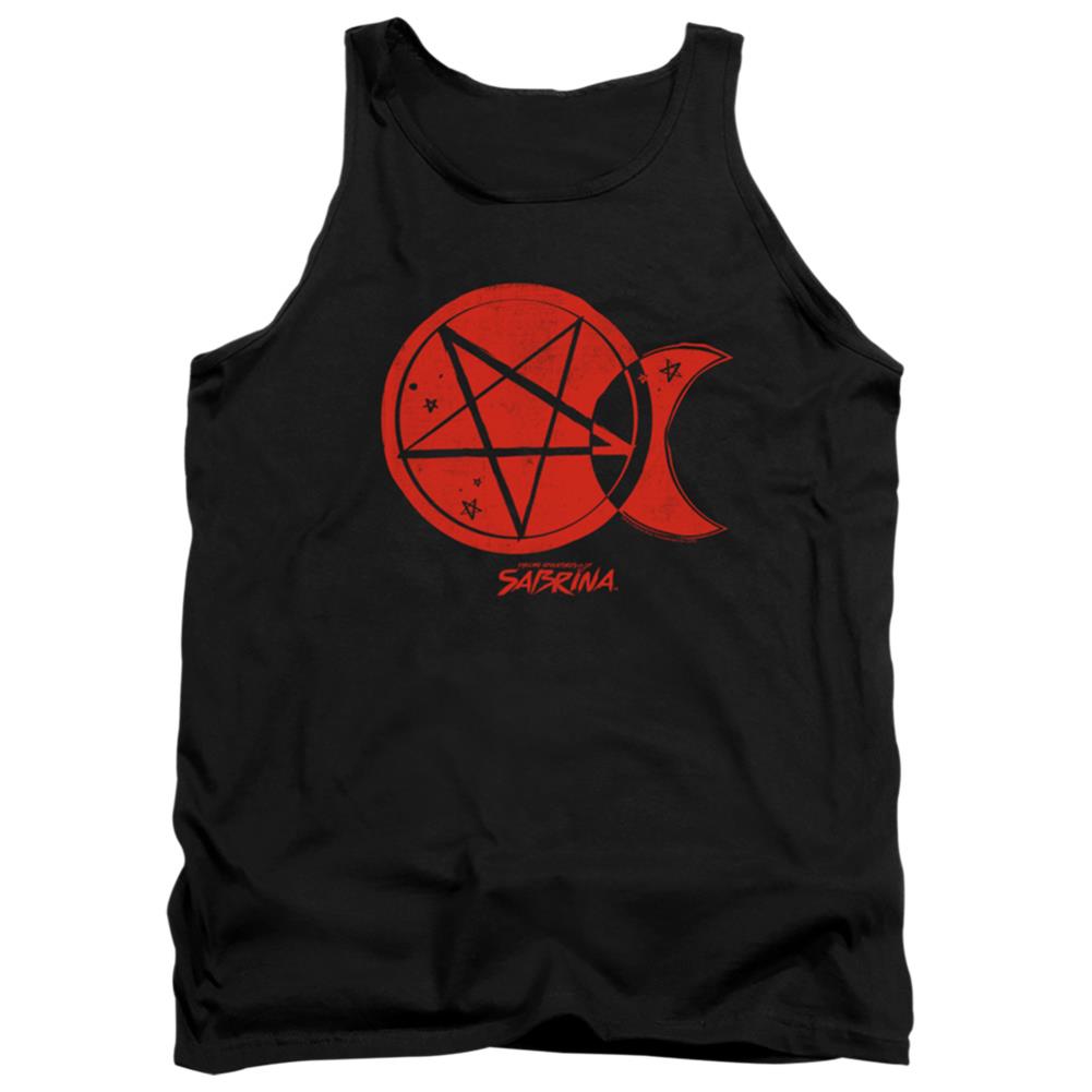 Chilling Adventures Of Sabrina Dark Moon Men's 18/1 Cotton Tank Top