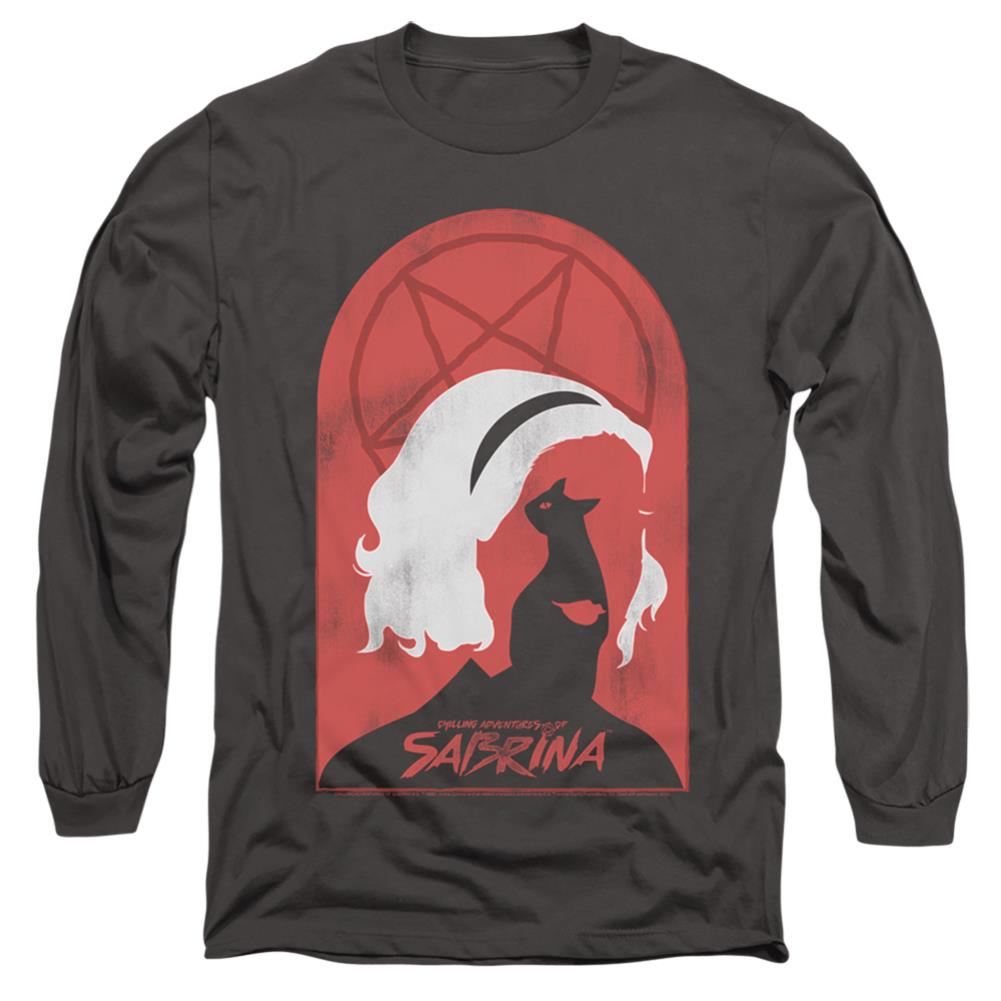 Chilling Adventures Of Sabrina Sabrina And Salem Men's 18/1 Cotton Long-Sleeve T-Shirt