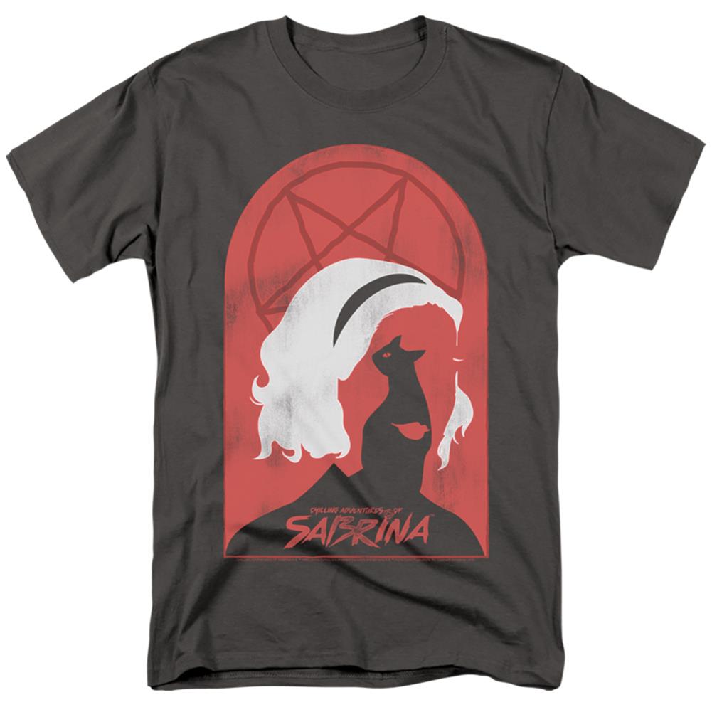 Chilling Adventures Of Sabrina Sabrina And Salem Men's 18/1 Cotton Short-Sleeve T-Shirt