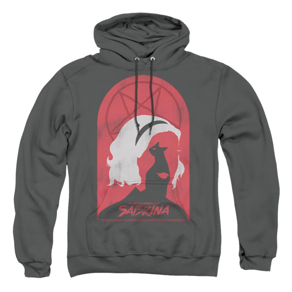 Chilling Adventures Of Sabrina Sabrina And Salem Men's Pull-Over 75 25 Poly Hoodie
