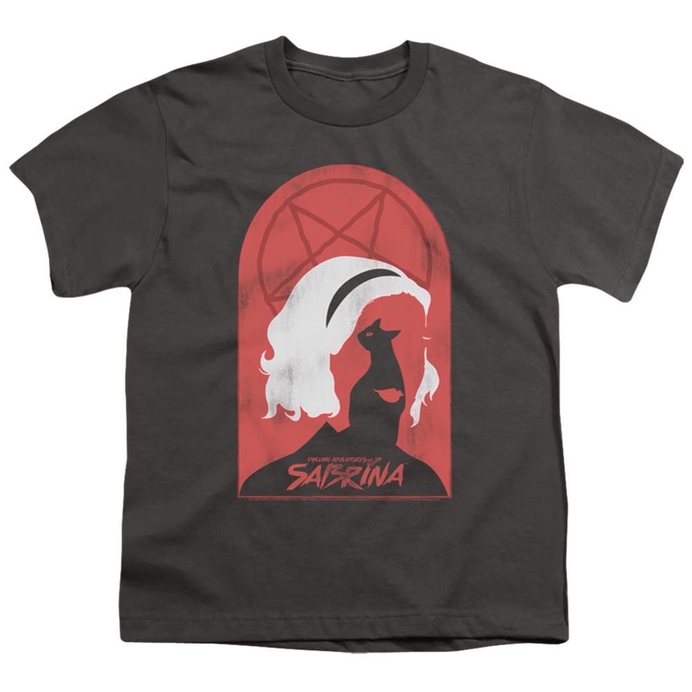 Chilling Adventures Of Sabrina Sabrina And Salem Youth 18/1 100% Cotton Short-Sleeve T-Shirt
