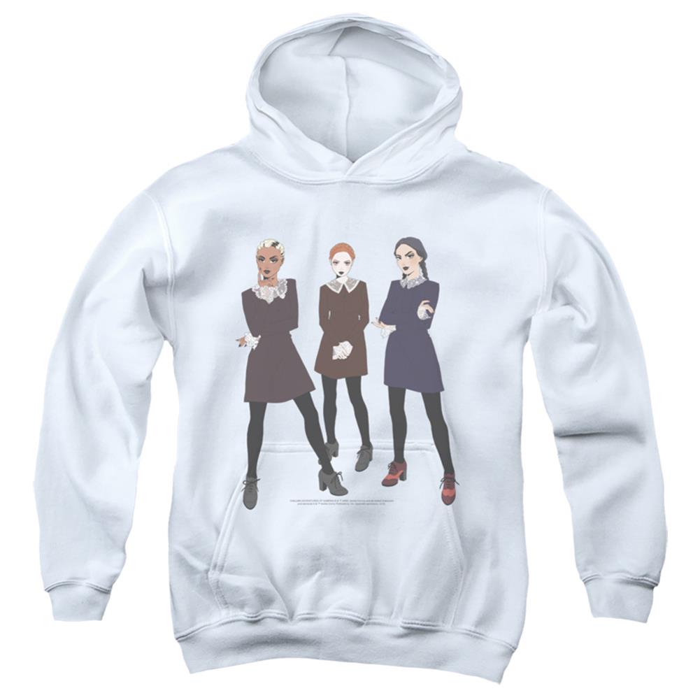 Chilling Adventures Of Sabrina Weird Youth Cotton Poly Pull-Over Hoodie
