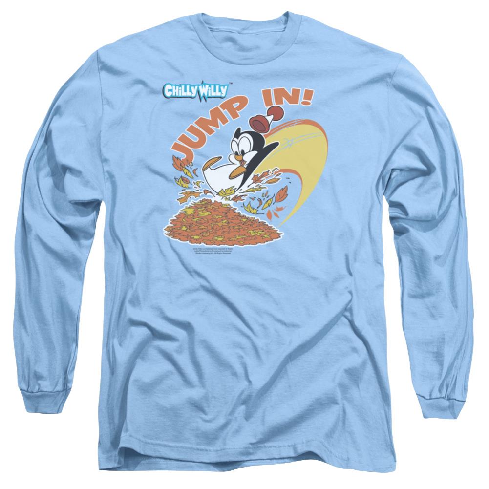 Chilly Willy Jump In Men's 18/1 Cotton Long-Sleeve T-Shirt