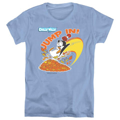 Chilly Willy Jump In Women's 18/1 Cotton Short-Sleeve T-Shirt