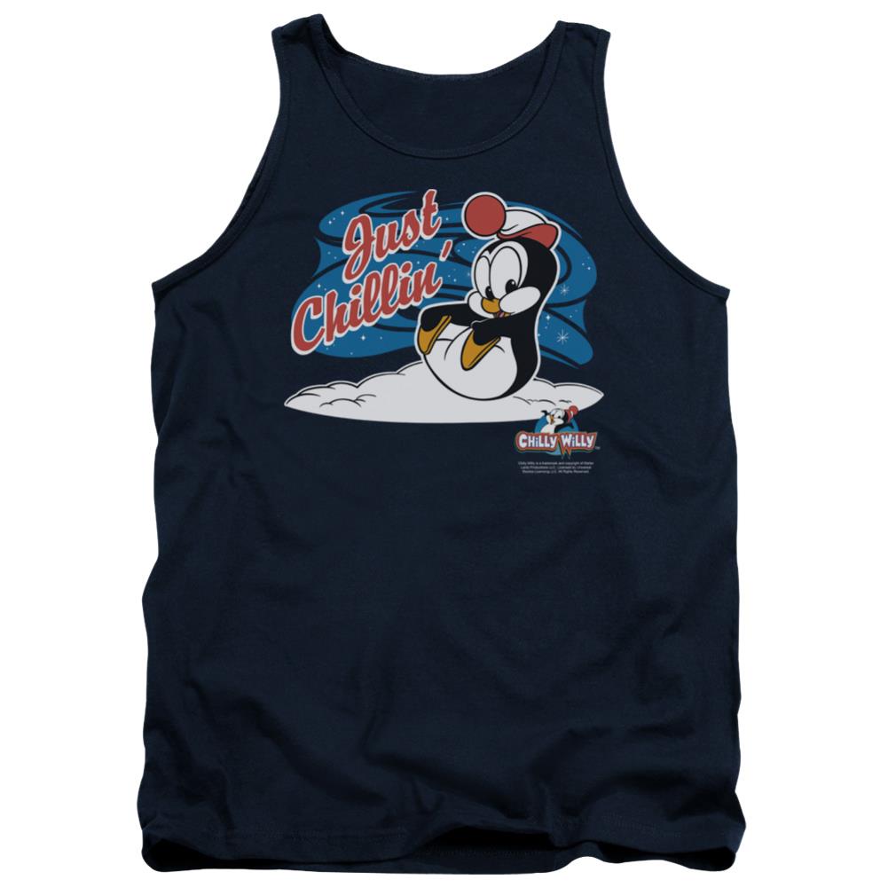 Chilly Willy Just Chillin Men's 18/1 Cotton Tank Top