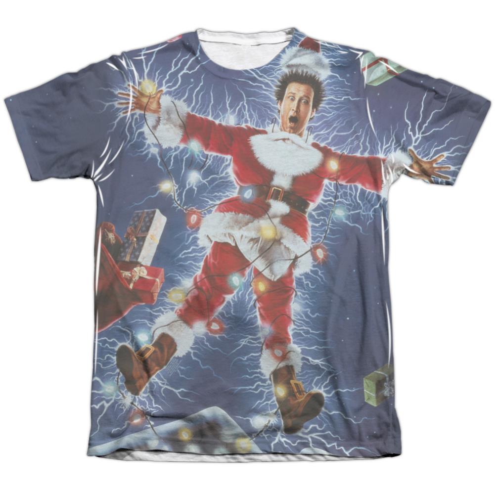 Christmas Vacation Electrified Men's Regular Fit Poly Cotton Short-Sleeve T-Shirt