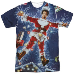 Christmas Vacation Electrified Men's Regular Fit Polyester Short-Sleeve T-Shirt