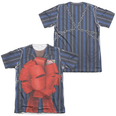 Christmas Vacation Frank Shirley (Front/Back Print) Men's Regular Fit Poly Cotton Short-Sleeve T-Shirt