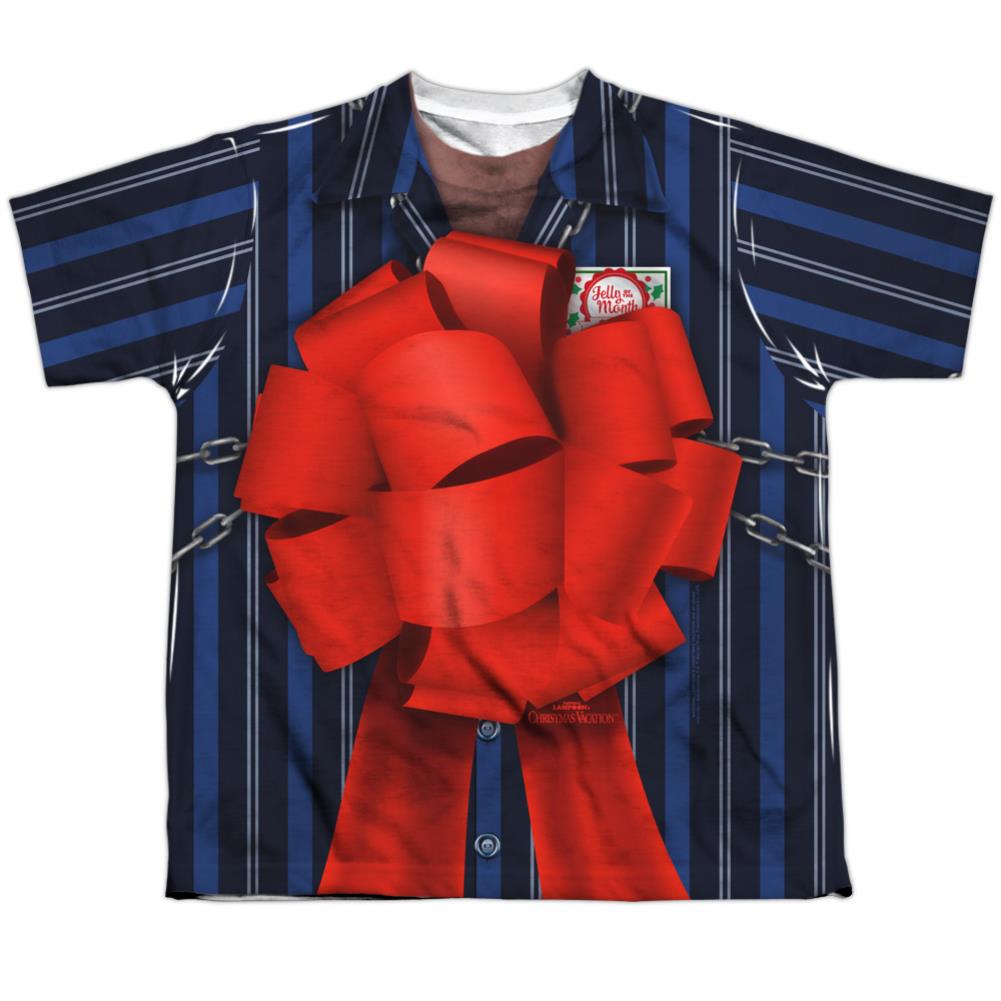 Christmas Vacation Frank Shirley Youth Regular Fit Poly Short-Sleeve T-Shirt