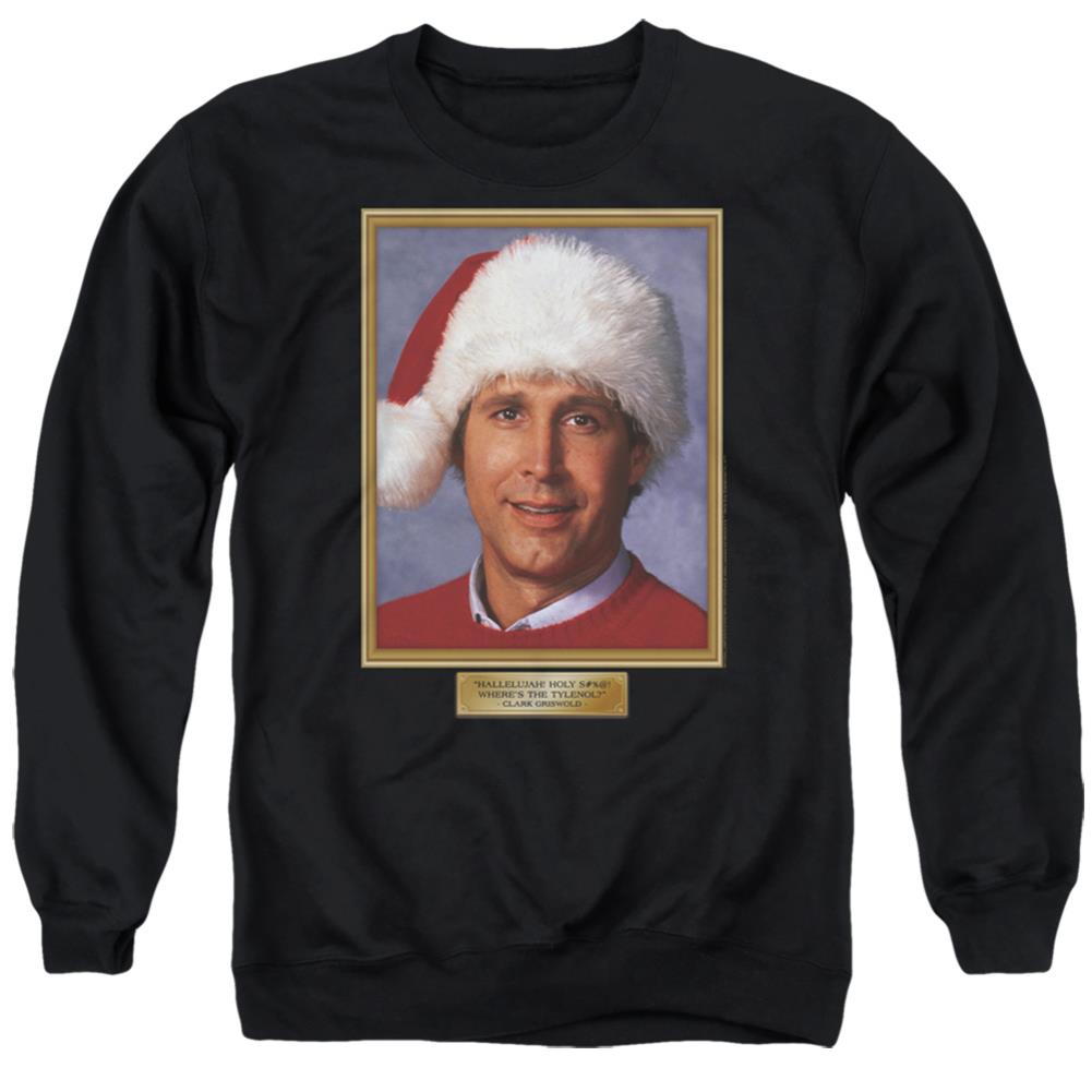 Christmas Vacation Hallelujah Men's Crewneck 50 50 Poly Long-Sleeve T-Shirt