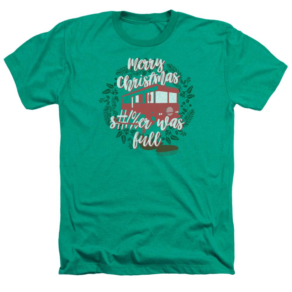 Christmas Vacation It Was Full Men's 30/1 Heather 60 40 Poly Short-Sleeve T-Shirt
