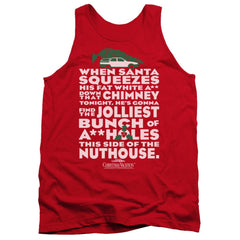 Christmas Vacation Jolliest Bunch Men's 18/1 Cotton Tank Top