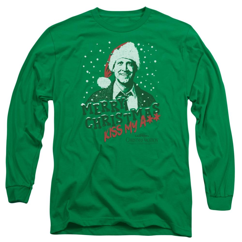 Christmas Vacation Merry Christmas Men's 18/1 Cotton Long-Sleeve T-Shirt
