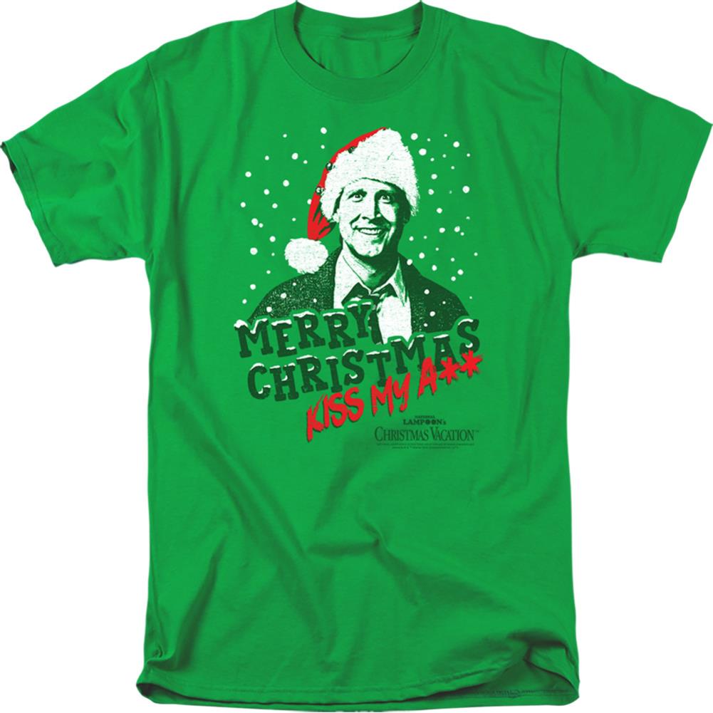 Christmas Vacation Merry Christmas Men's 18/1 Cotton Short-Sleeve T-Shirt