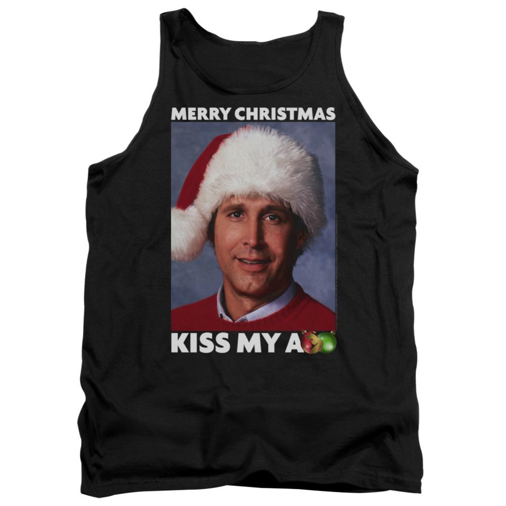 Christmas Vacation Merry Kiss Men's 18/1 Cotton Tank Top