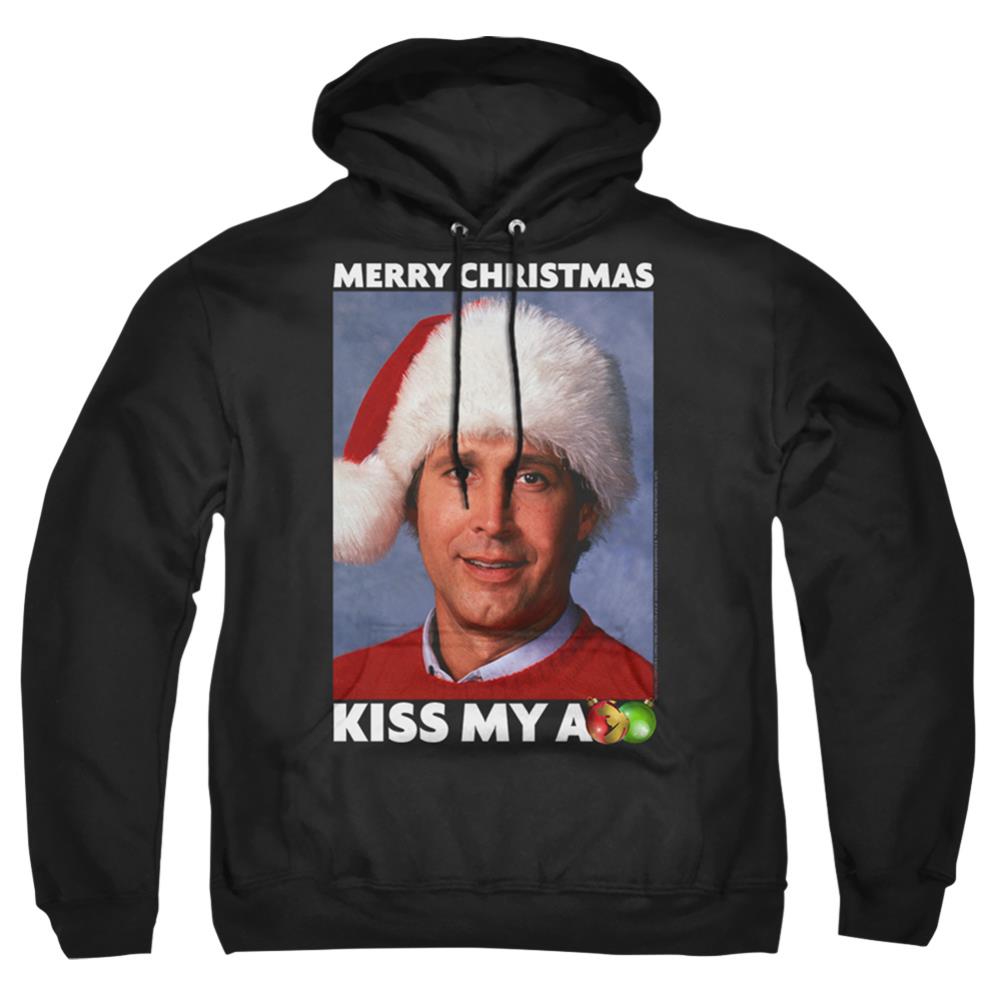 Christmas Vacation Merry Kiss Men's Pull-Over 75 25 Poly Hoodie