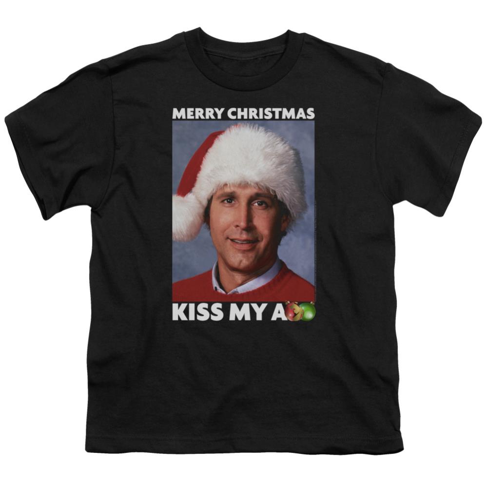 Christmas Vacation Merry Kiss Youth 18/1 100% Cotton Short-Sleeve T-Shirt