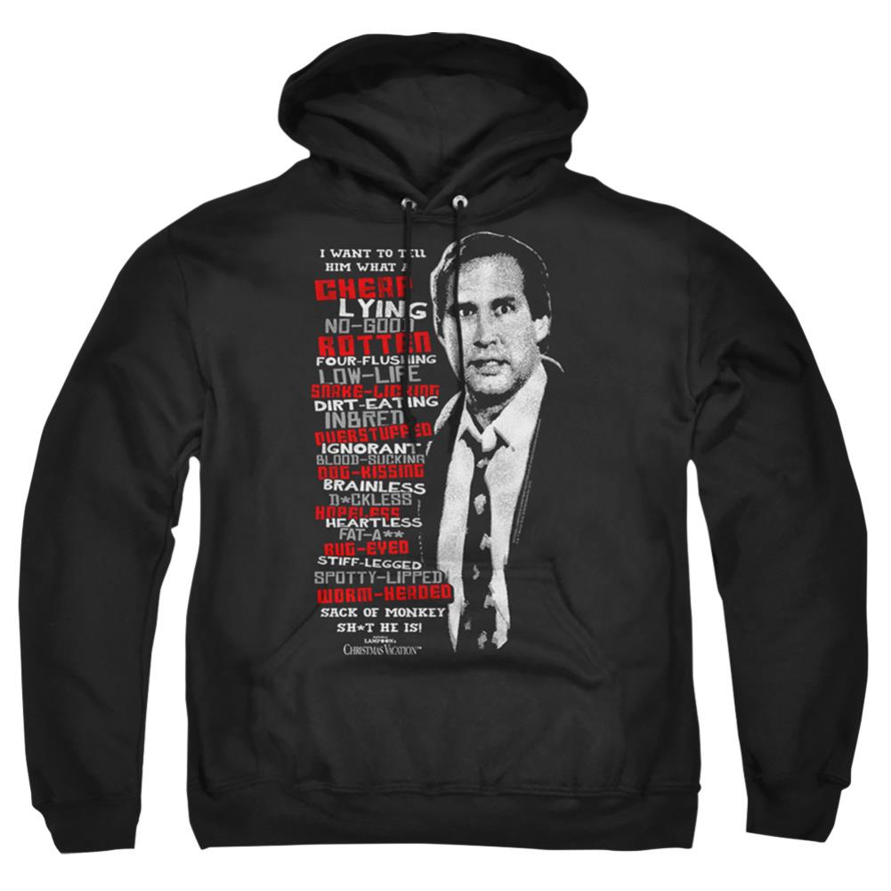 Christmas Vacation Profanities Men's Pull-Over 75 25 Poly Hoodie