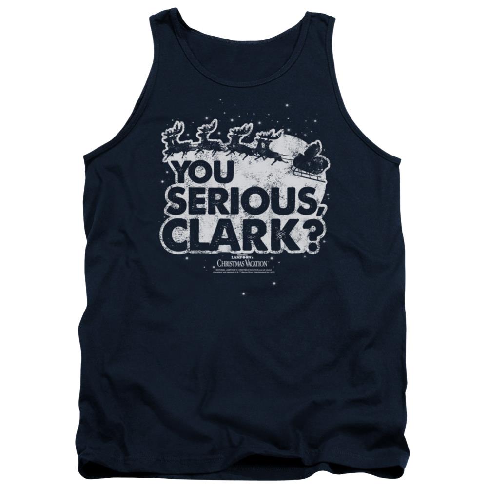 Christmas Vacation You Serious Clark Men's 18/1 Cotton Tank Top