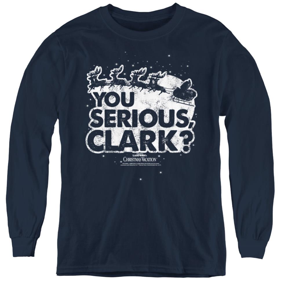 Christmas Vacation You Serious Clark Youth Long-Sleeve T-Shirt