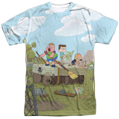 Clarence Boat Men's Regular Fit Polyester Short-Sleeve T-Shirt