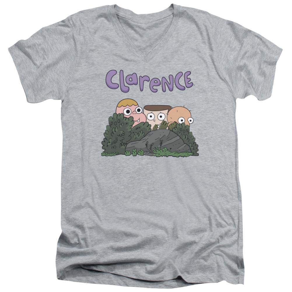 Clarence Gang Men's 30/1 Cotton Slim V-Neck T-Shirt