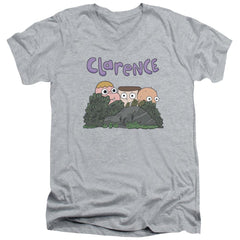 Clarence Gang Men's 30/1 Cotton Slim V-Neck T-Shirt
