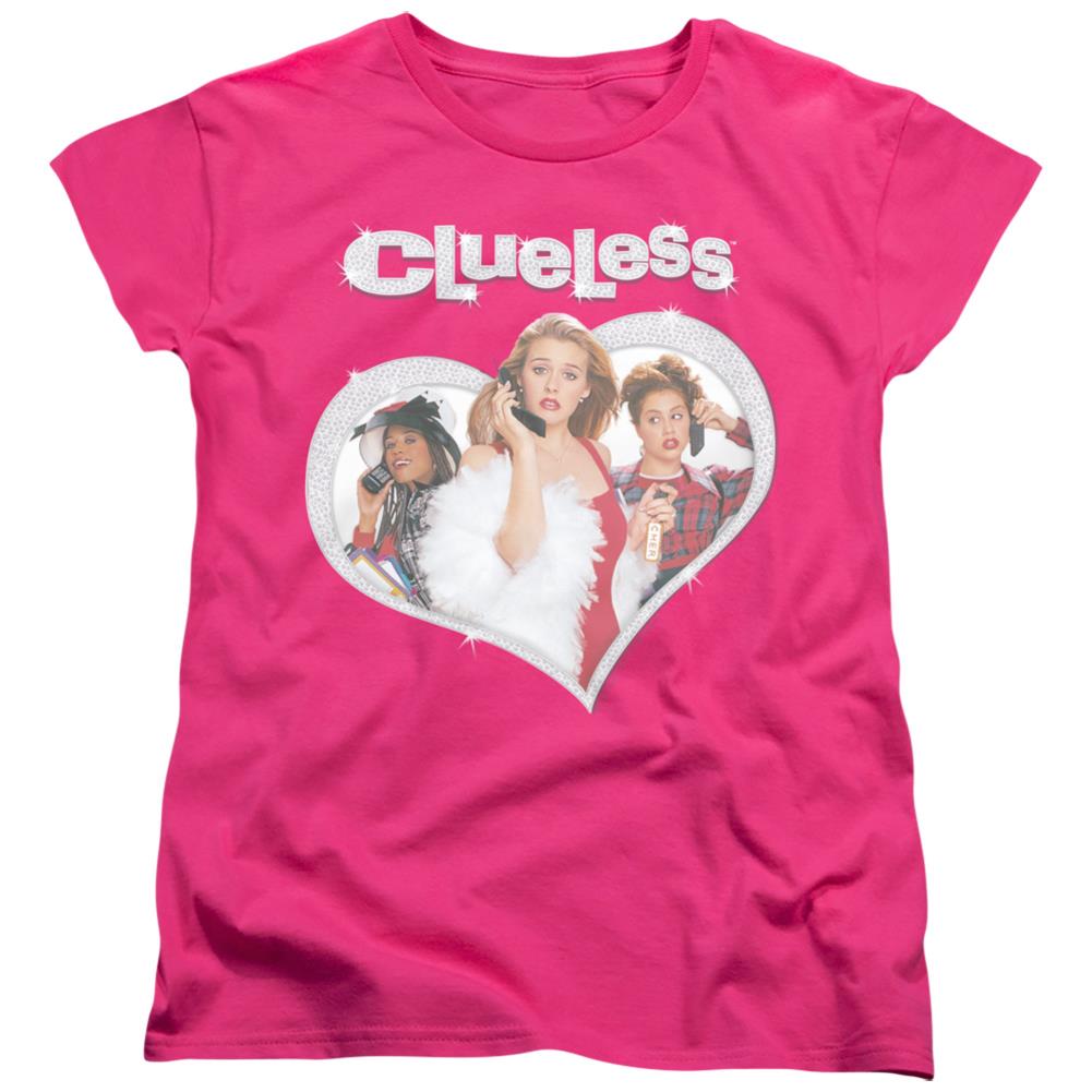 Clueless Clueless Heart Women's 18/1 Cotton Short-Sleeve T-Shirt