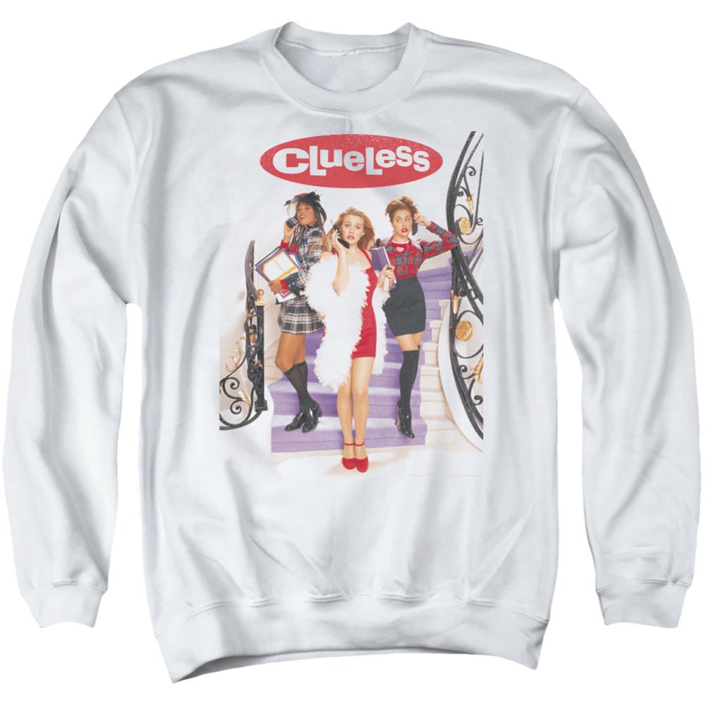 Clueless Clueless Poster Men's Crewneck 50 50 Poly Long-Sleeve T-Shirt