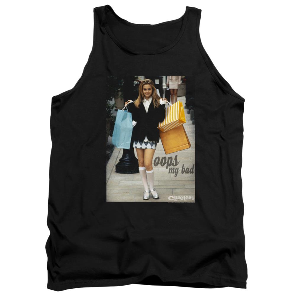 Clueless Oops My Bad Men's 18/1 Cotton Tank Top