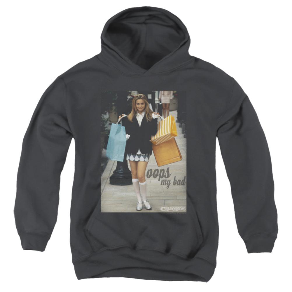 Clueless Oops My Bad Youth Cotton Poly Pull-Over Hoodie