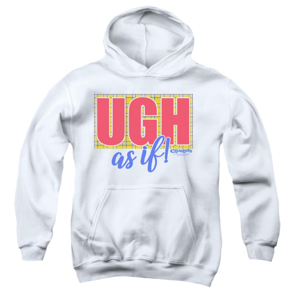 Clueless Ugh As If Youth Cotton Poly Pull-Over Hoodie