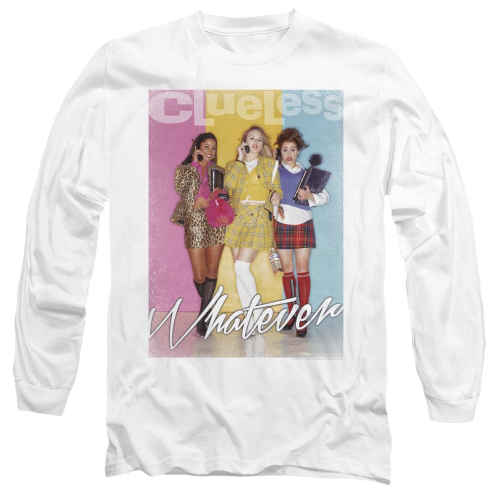Clueless Whatever Men's 18/1 Cotton Long-Sleeve T-Shirt