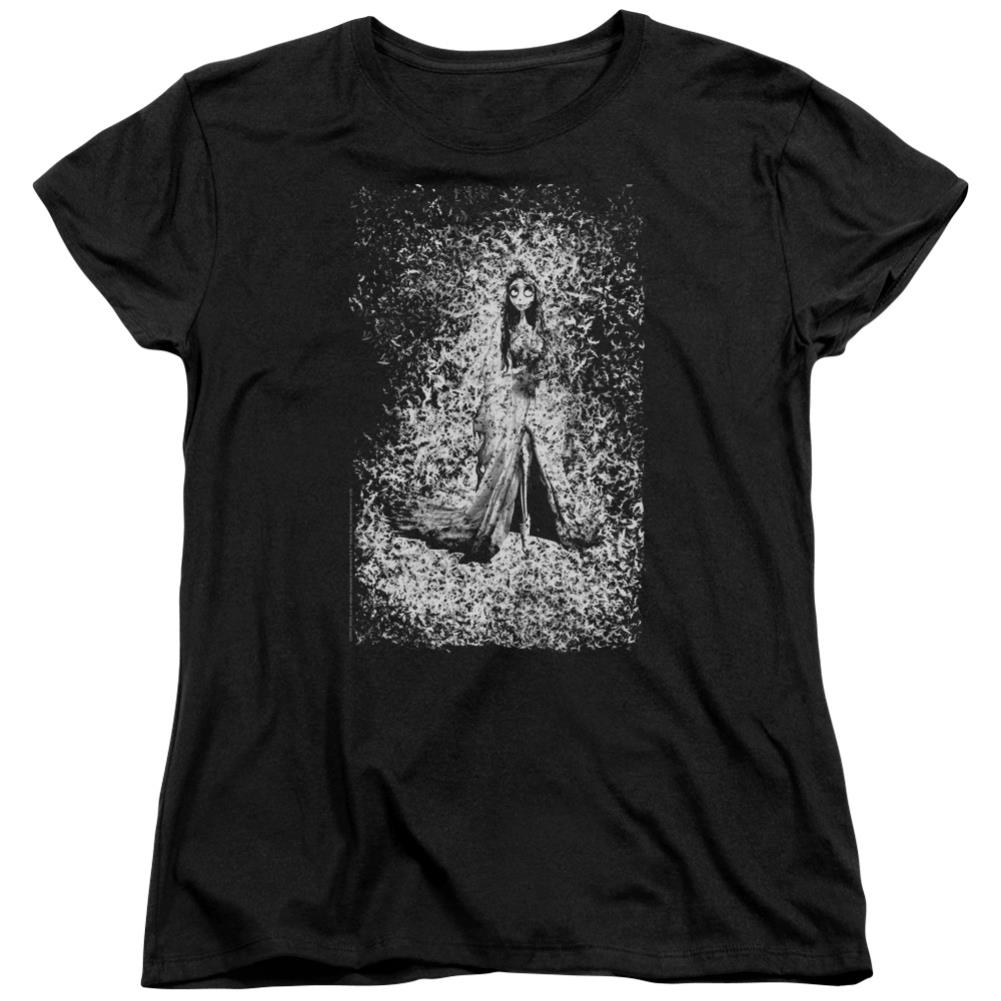 Corpse Bride Bird Dissolve Women's 18/1 Cotton Short-Sleeve T-Shirt