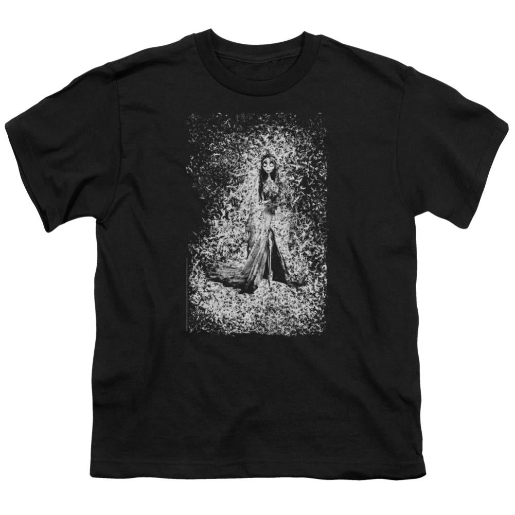 Corpse Bride Bird Dissolve Youth 18/1 100% Cotton Short-Sleeve T-Shirt